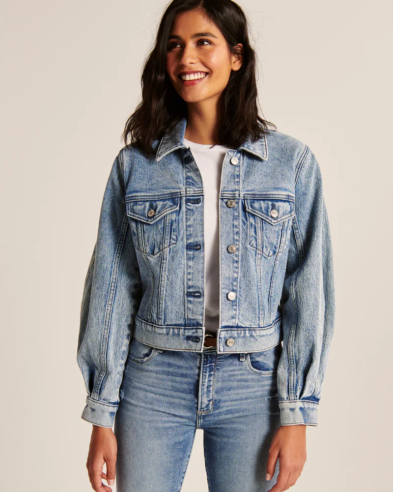 Abercrombie and Fitch 80s Denim Jacket