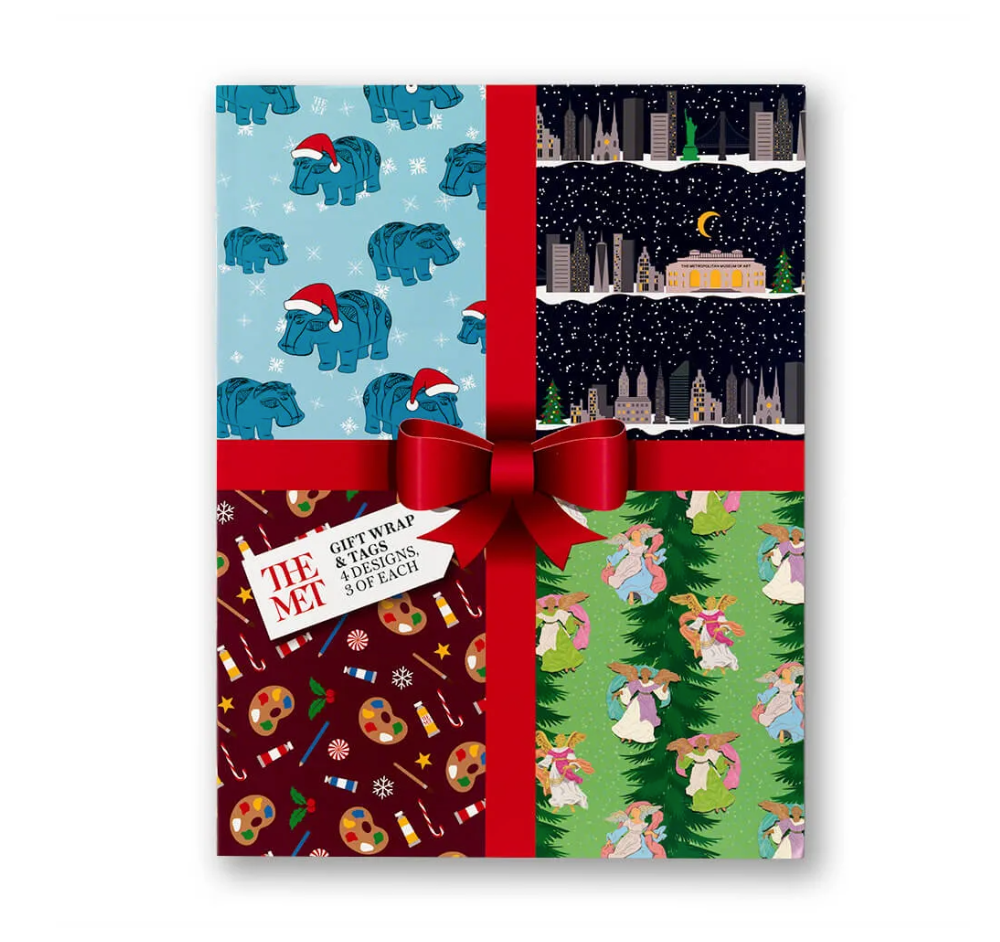 The Metropolitan Museum Of Art + The Met Holiday Gift Wrap & Tags Book
