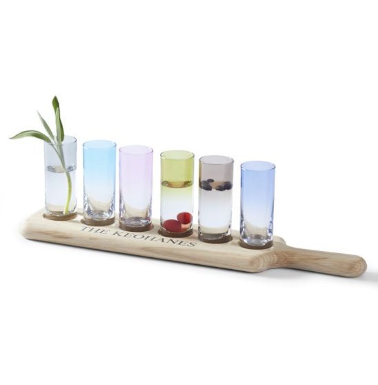 Mark & Graham + Oak Shot Paddle Set Of 6