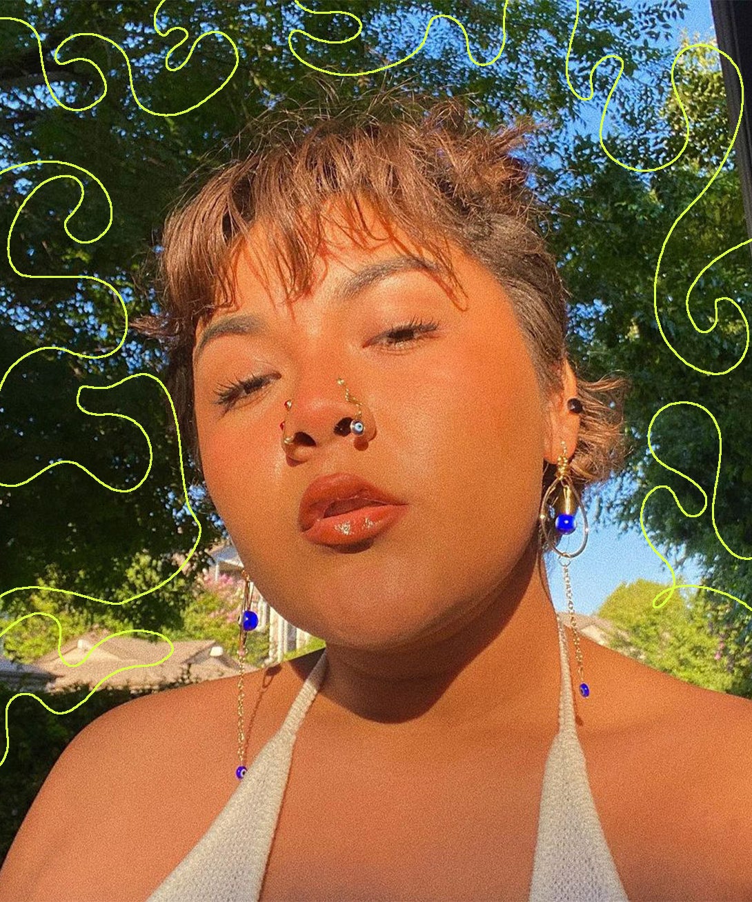 Nose discount piercing cuff