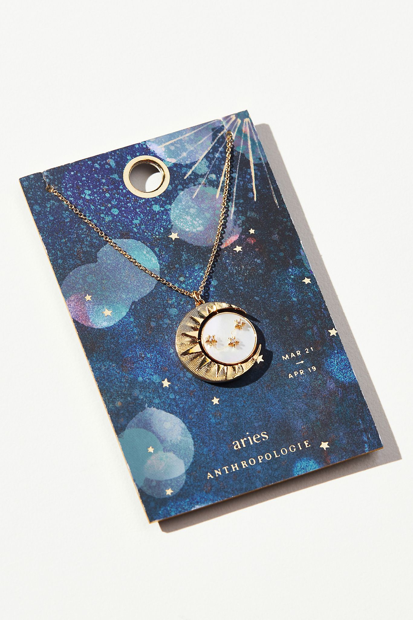 Anthropologie on sale zodiac necklace