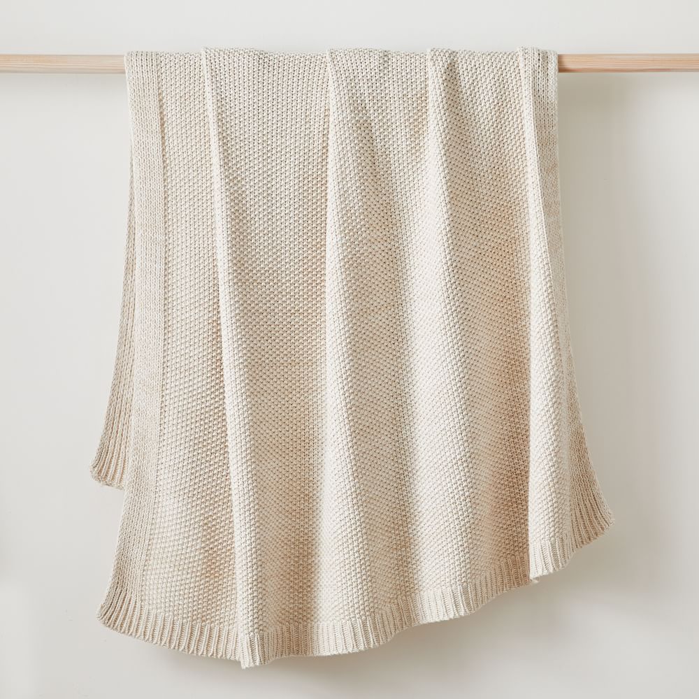 West Elm + Cotton Knit Throw