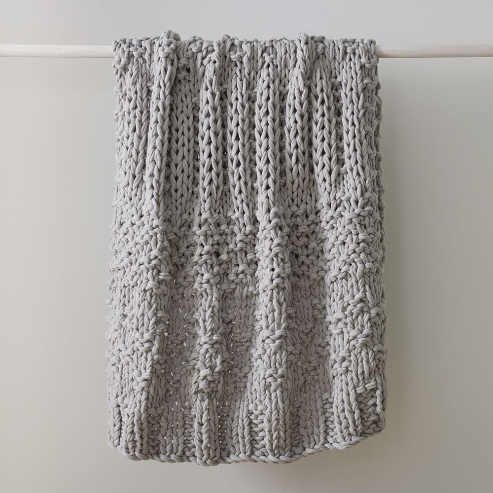 West Elm + Chunky Cable Knit Throw