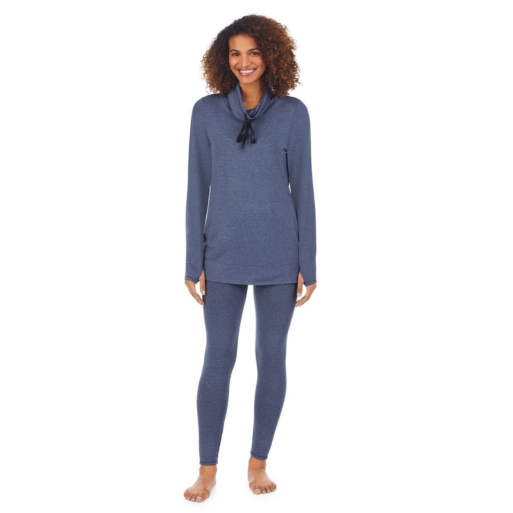 Cuddl Duds + Ultra Cozy Long Sleeve Cowl Neck Tunic
