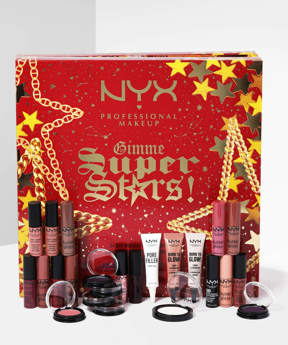 NYX Professional Makeup + Gimme Super Stars! 24 Day Holiday 