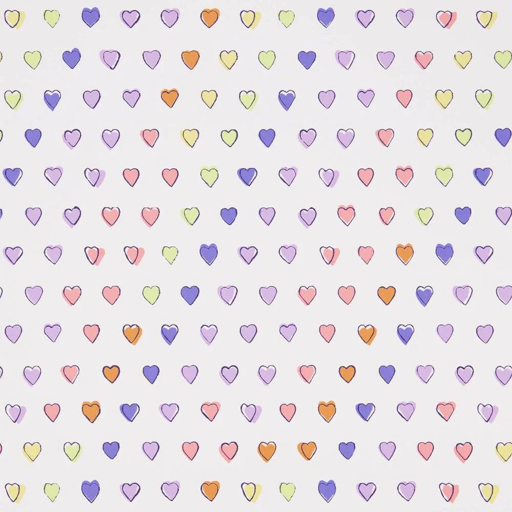 Roller Rabbit + Disco Hearts Removeble Wallpaper