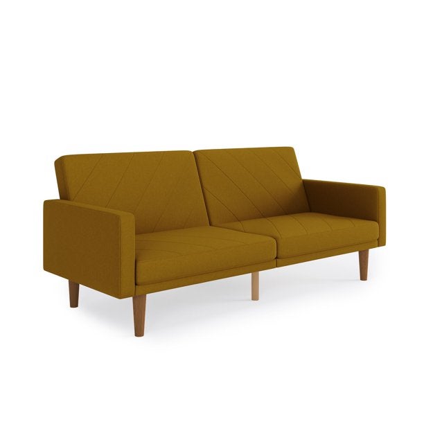 DHP + DHP Paxson Futon with USB Port in Mustard