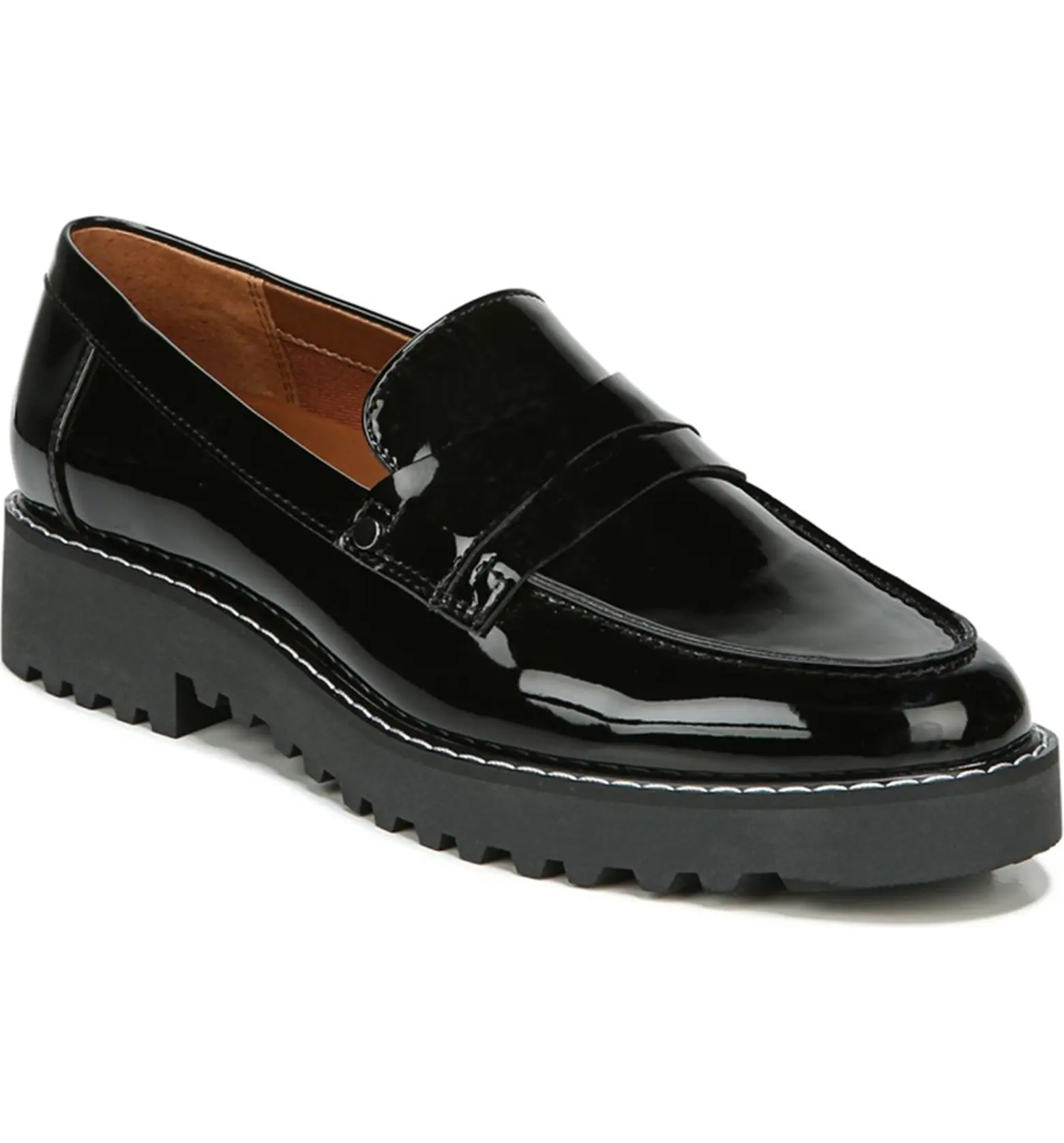 black loafers platform