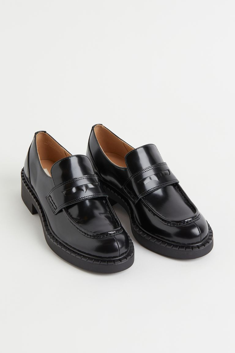 H&M + Leather Loafers
