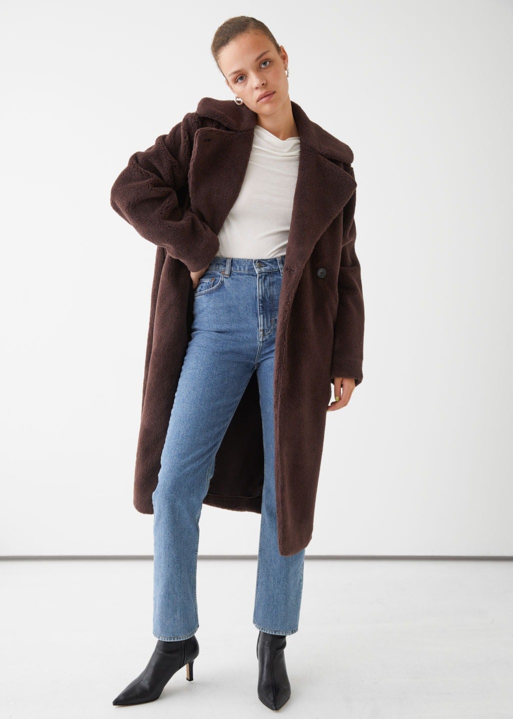And other stories faux fur coat outlet