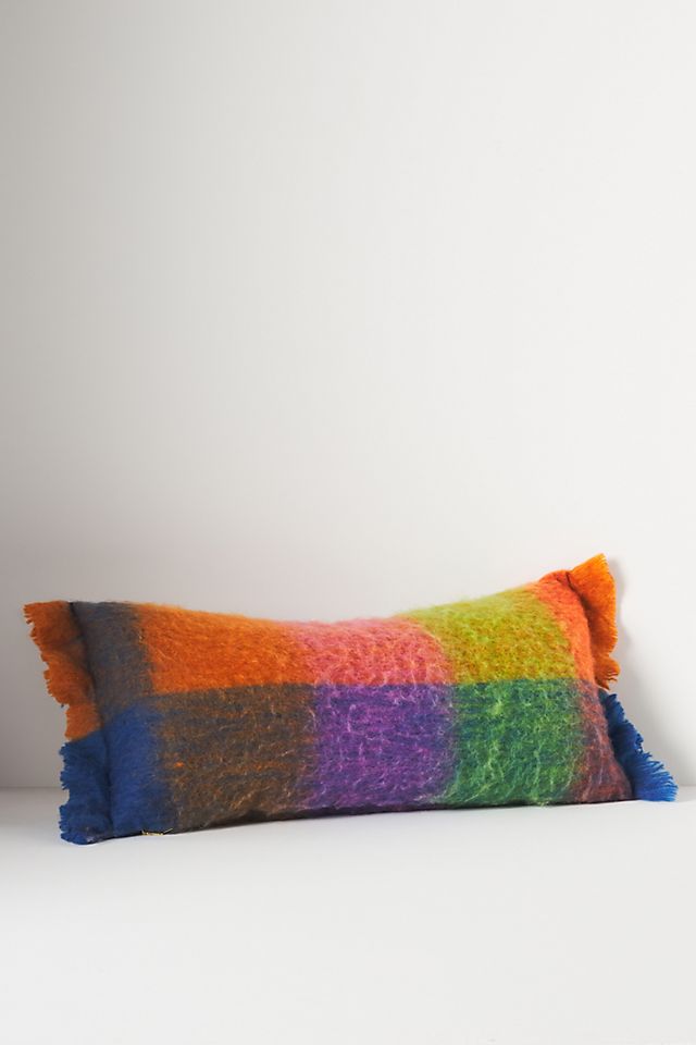 Anthropologie + Luxe Dyed Faux Fur Pillow