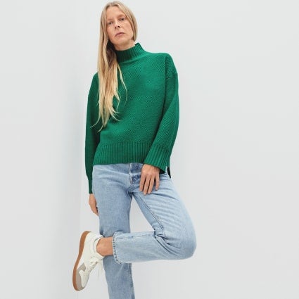 Everlane The Oversized Stroopwafel Turtleneck in ReCashmere