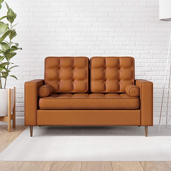 Cost Plus World Market Leanna Tufted Loveseat
