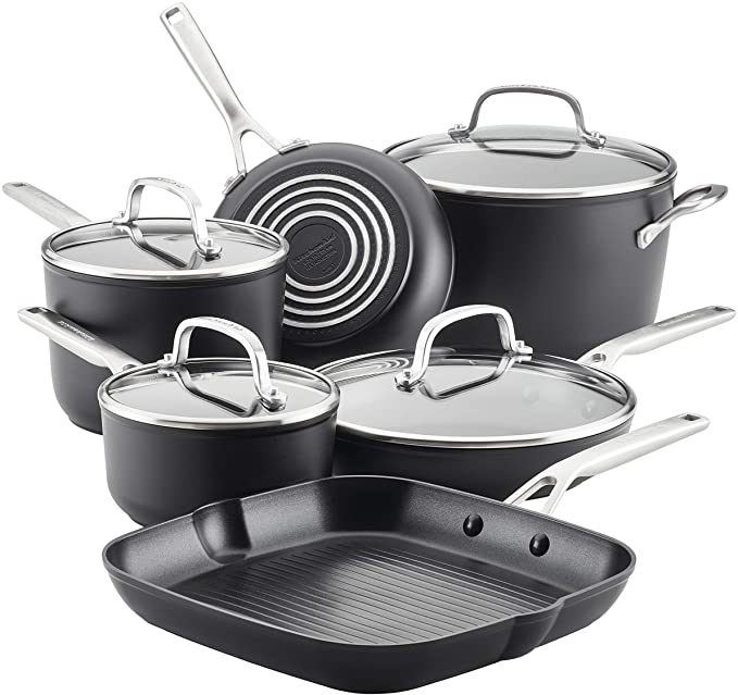 KitchenAid + Nonstick Cookware Pots and Pans Set