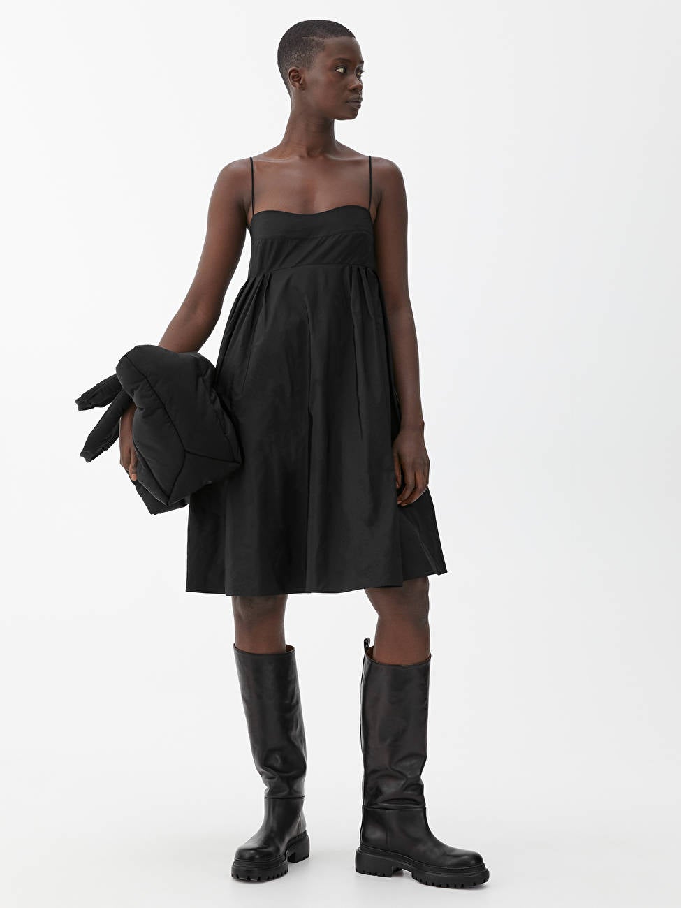 Arket + Taffeta Strap Dress