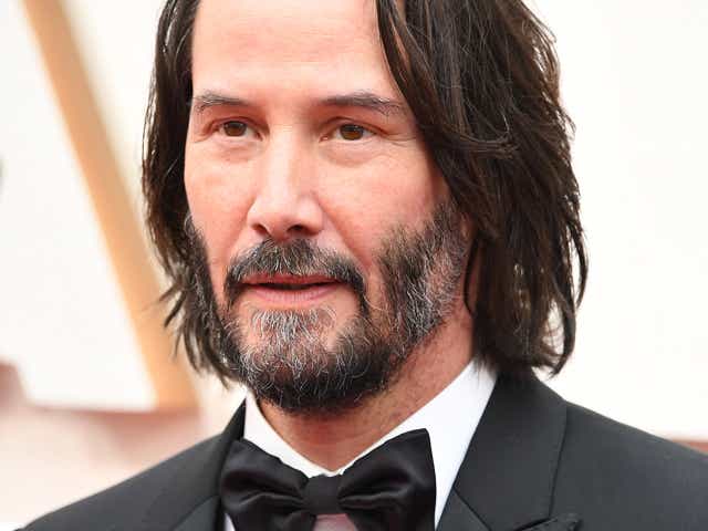 Keanu Reeves attends the 92nd Annual Academy Awards