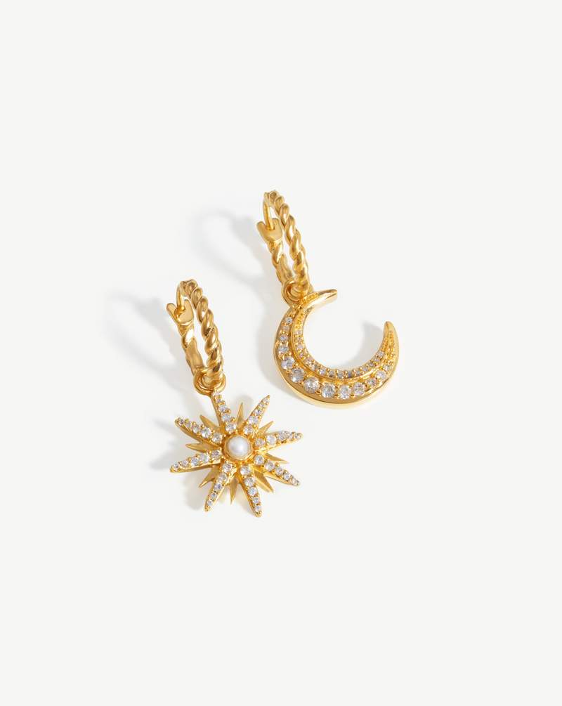 Missoma x Harris Reed + Harris Reed Moonlight Hoop Earrings