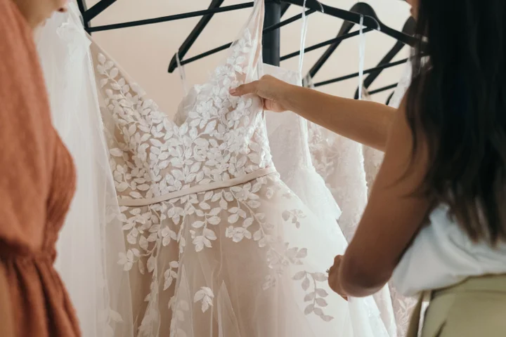 Bride Didn't Try on Sheer Wedding Dress Until Night Before Nuptials