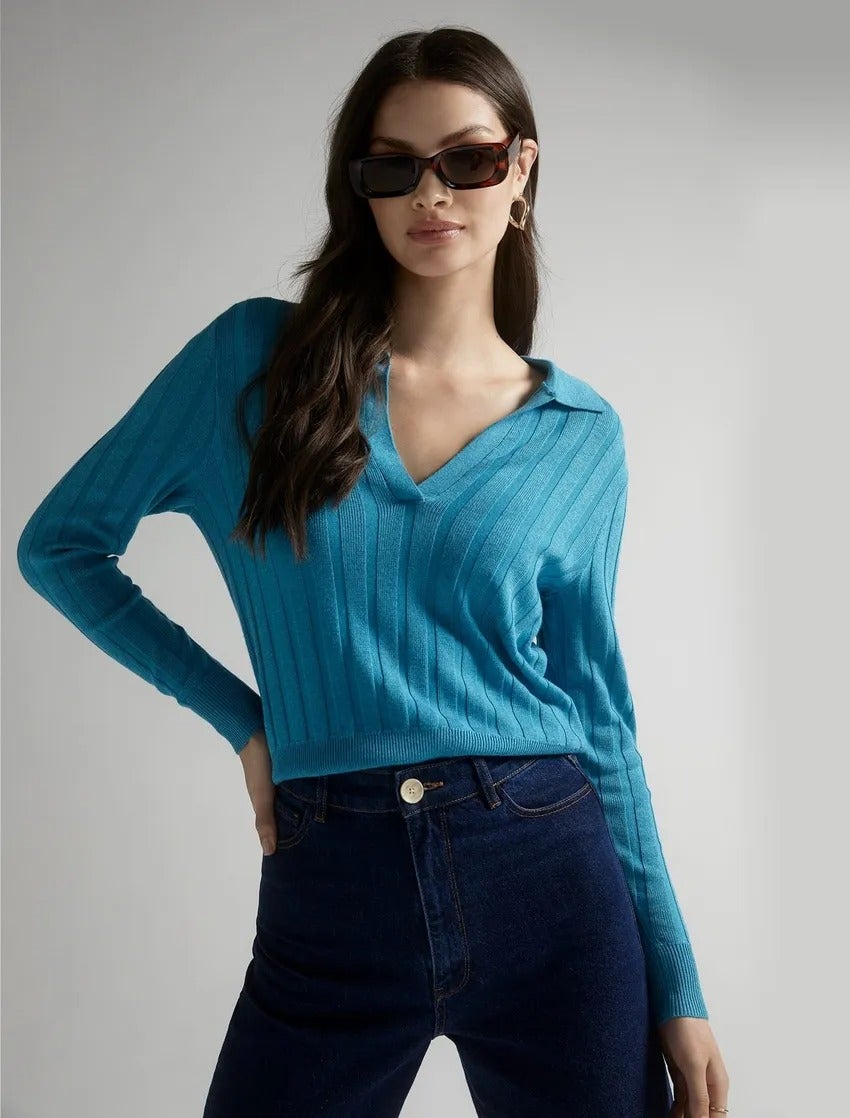 polo knitted top