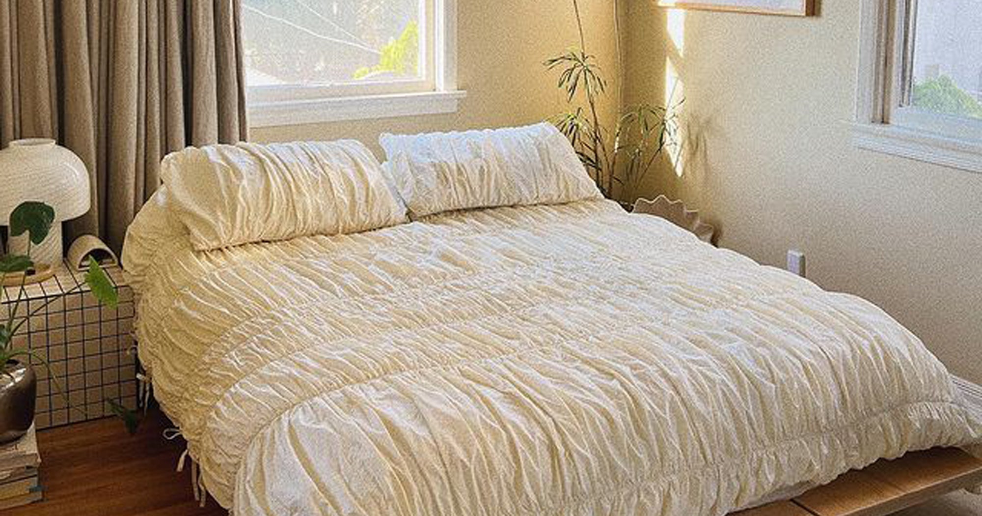 The Ruched Bedding Trend Is All Over Instagram