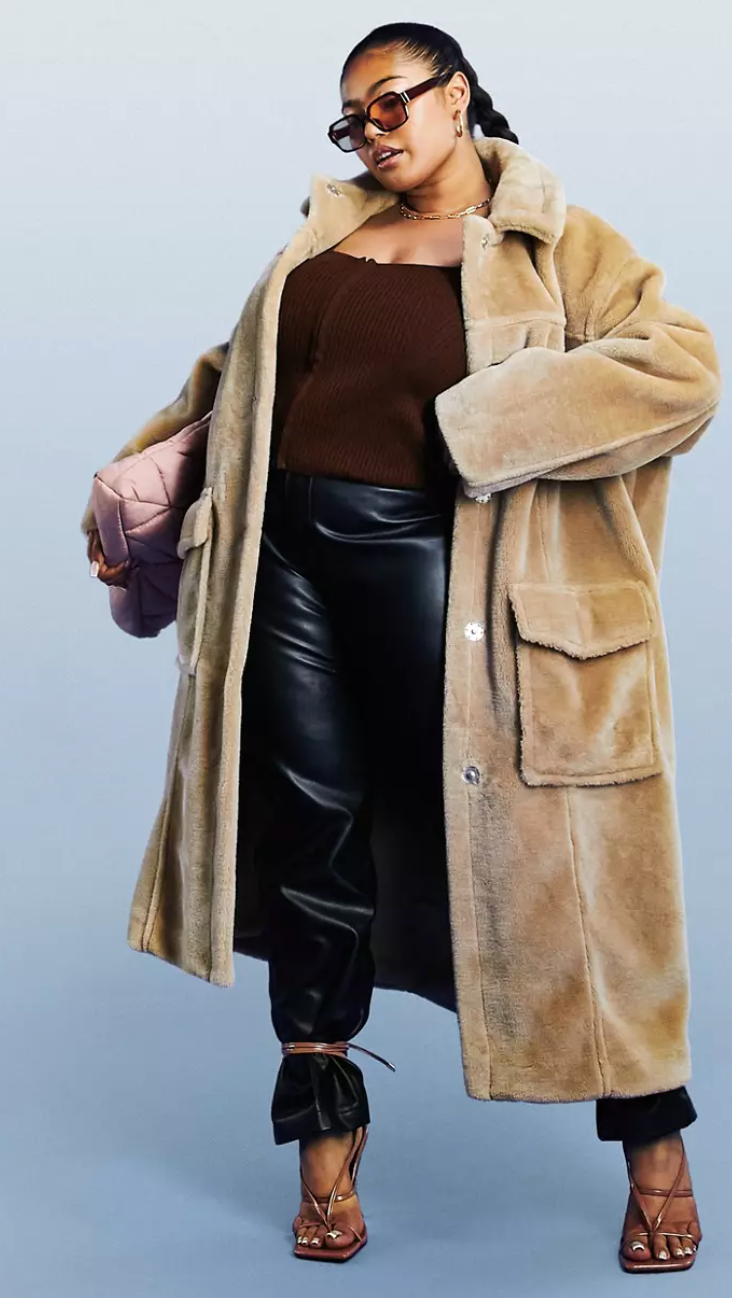 plus size coats black friday