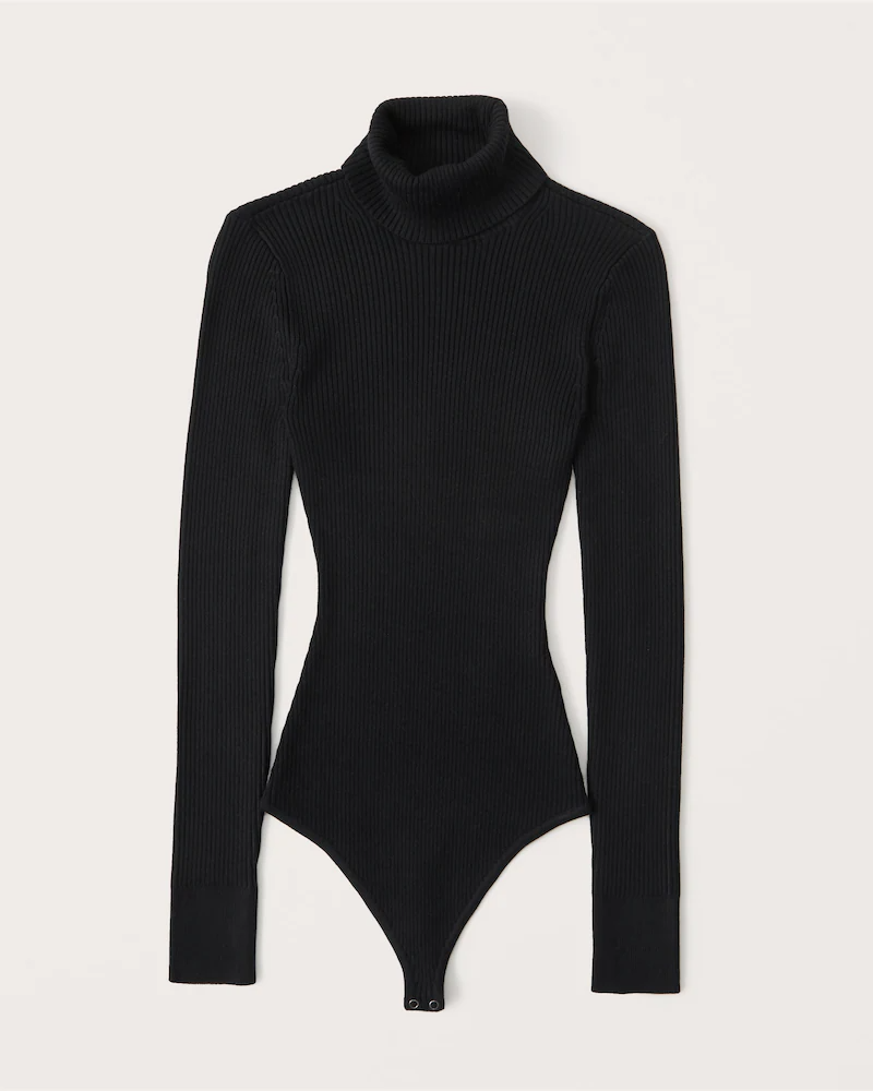 Abercrombie and Fitch + Slim Turtleneck Sweater Bodysuit