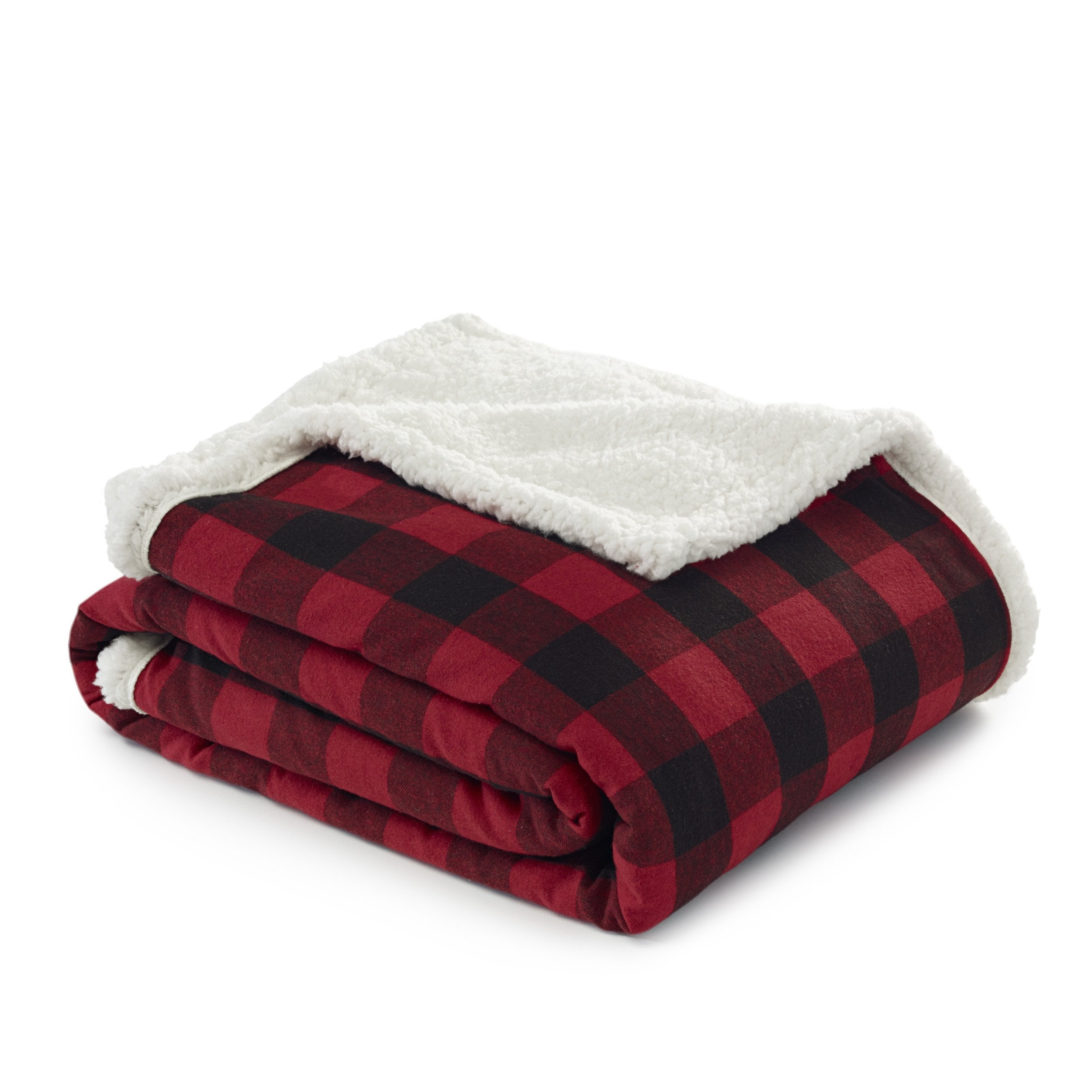 Eddie Bauer + Plush Sherpa Fleece Throw
