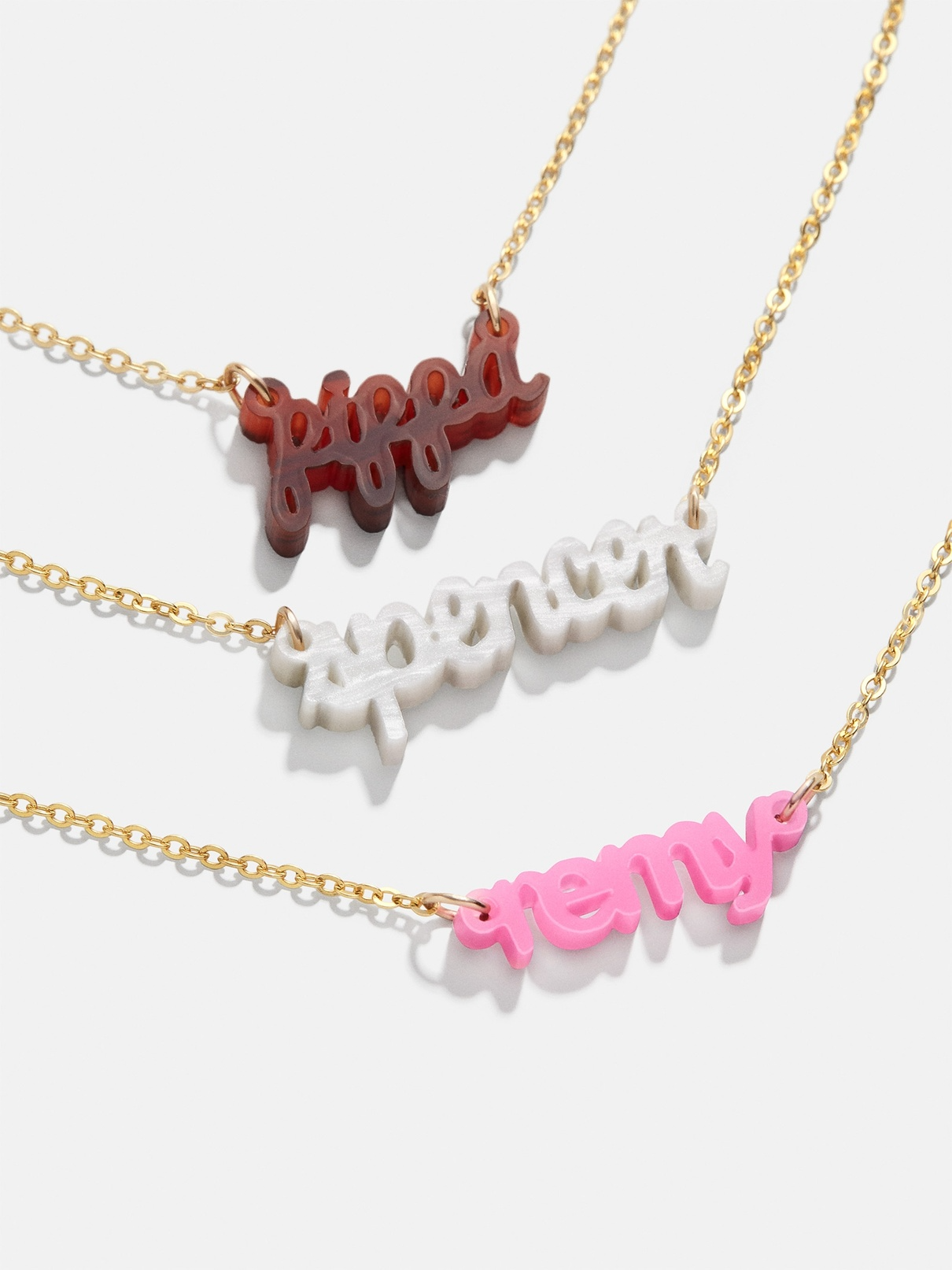 Personalized Minimalist Necklace Custom Dainty Necklace Name Necklace Letter Name Jewelry Gold Kids Necklace for Charlie