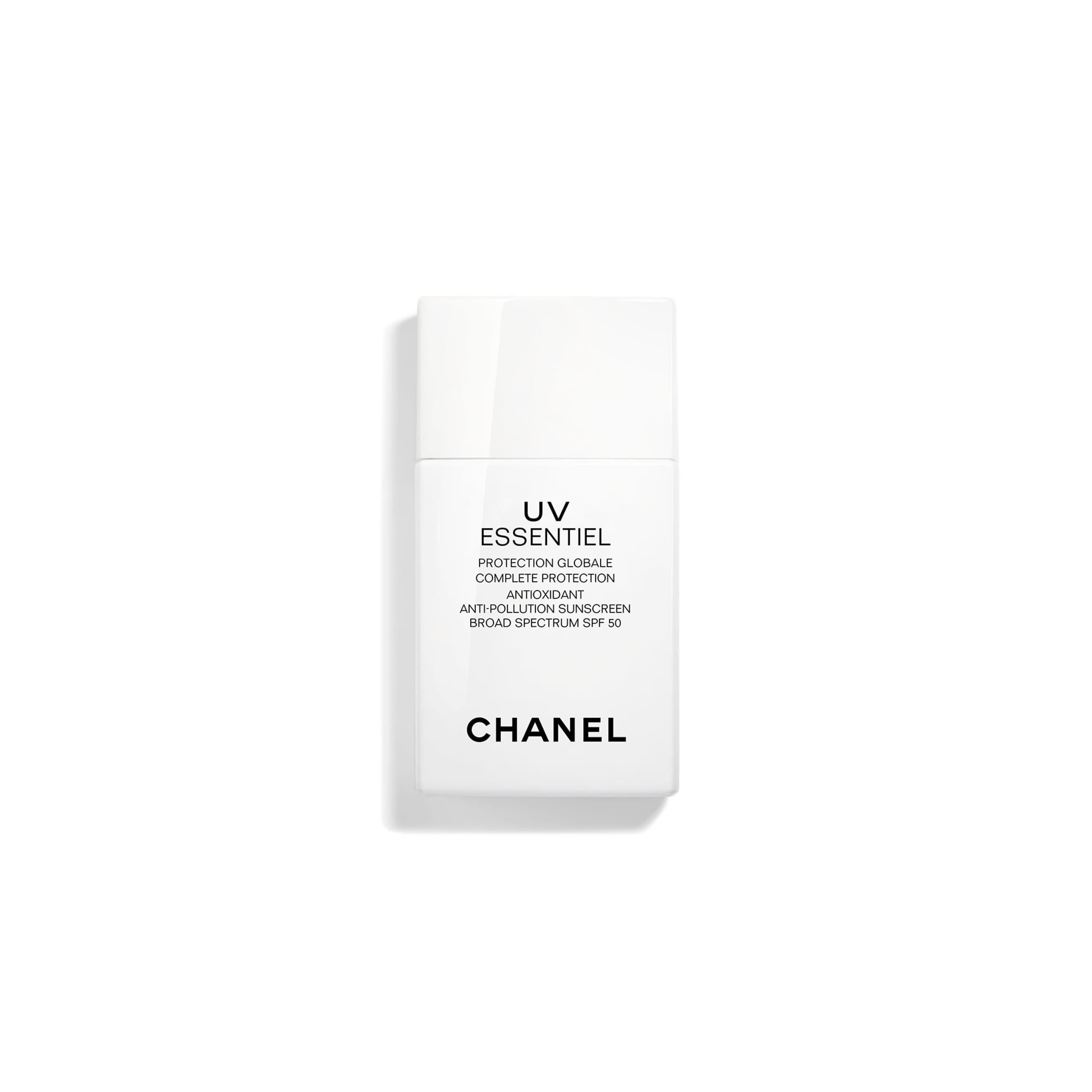 Сонцезахисний засіб для обличчя - Chanel UV Essentiel Complete Protection  Pollution Antiox SPF 50: купити за найкращою ціною в Україні