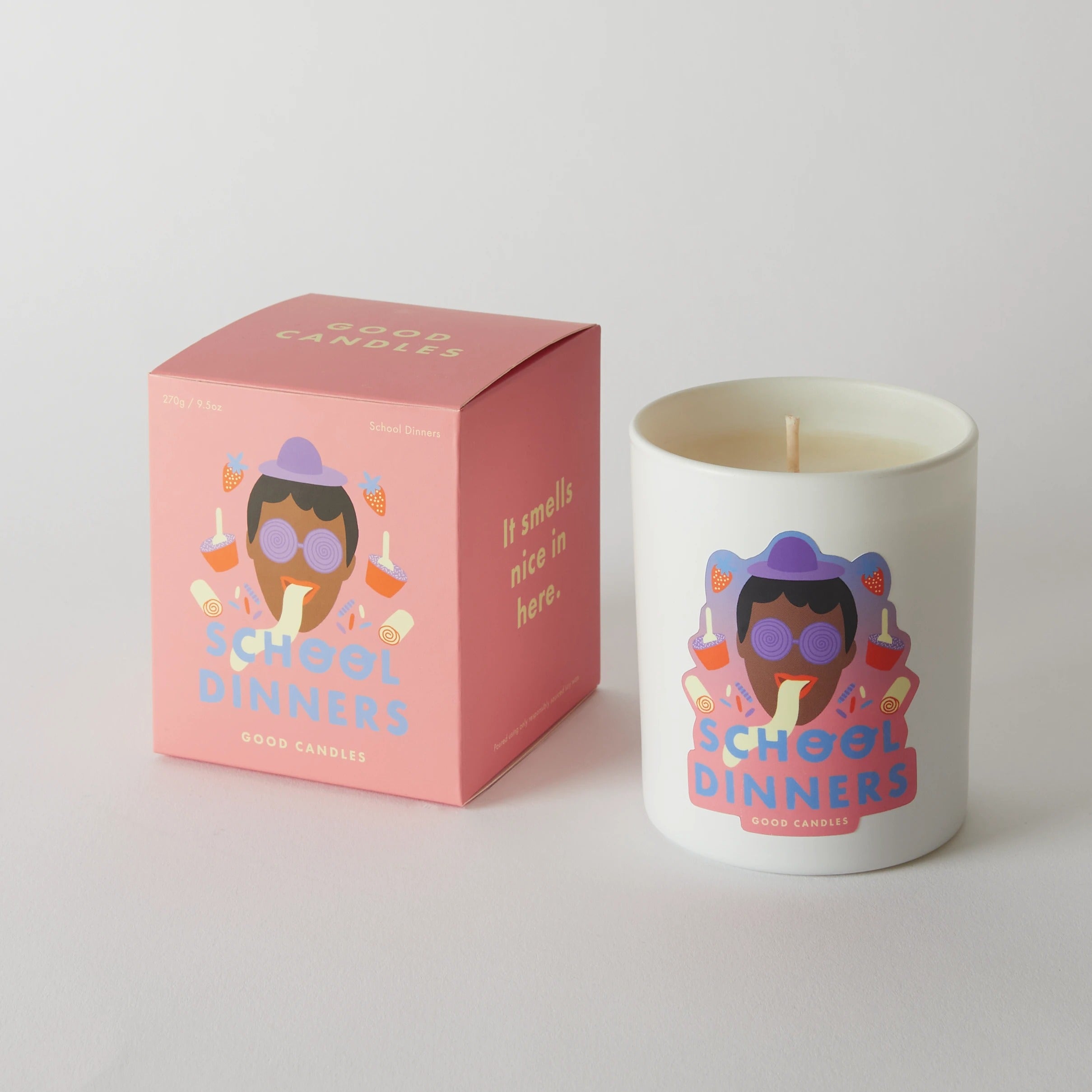 Good Candles + School Dinners Soy Wax Scented Candle