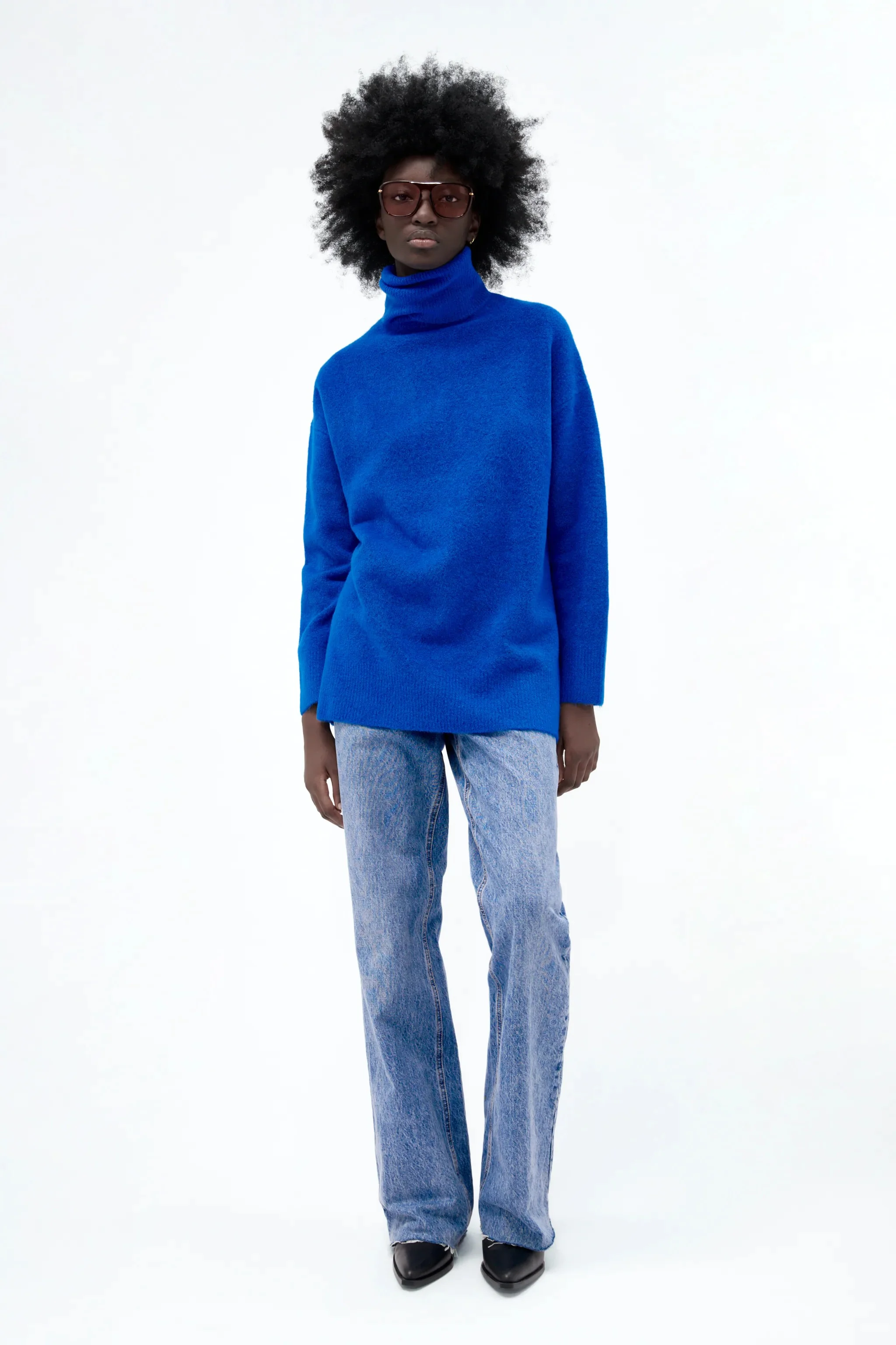 Zara sweater turtleneck best sale