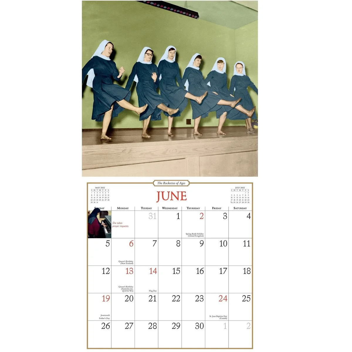 Nuns Having Fun 2022 Calendar Maureen Kelly And Jeffrey Stone + Nuns Having Fun 2022 Wall Calendar
