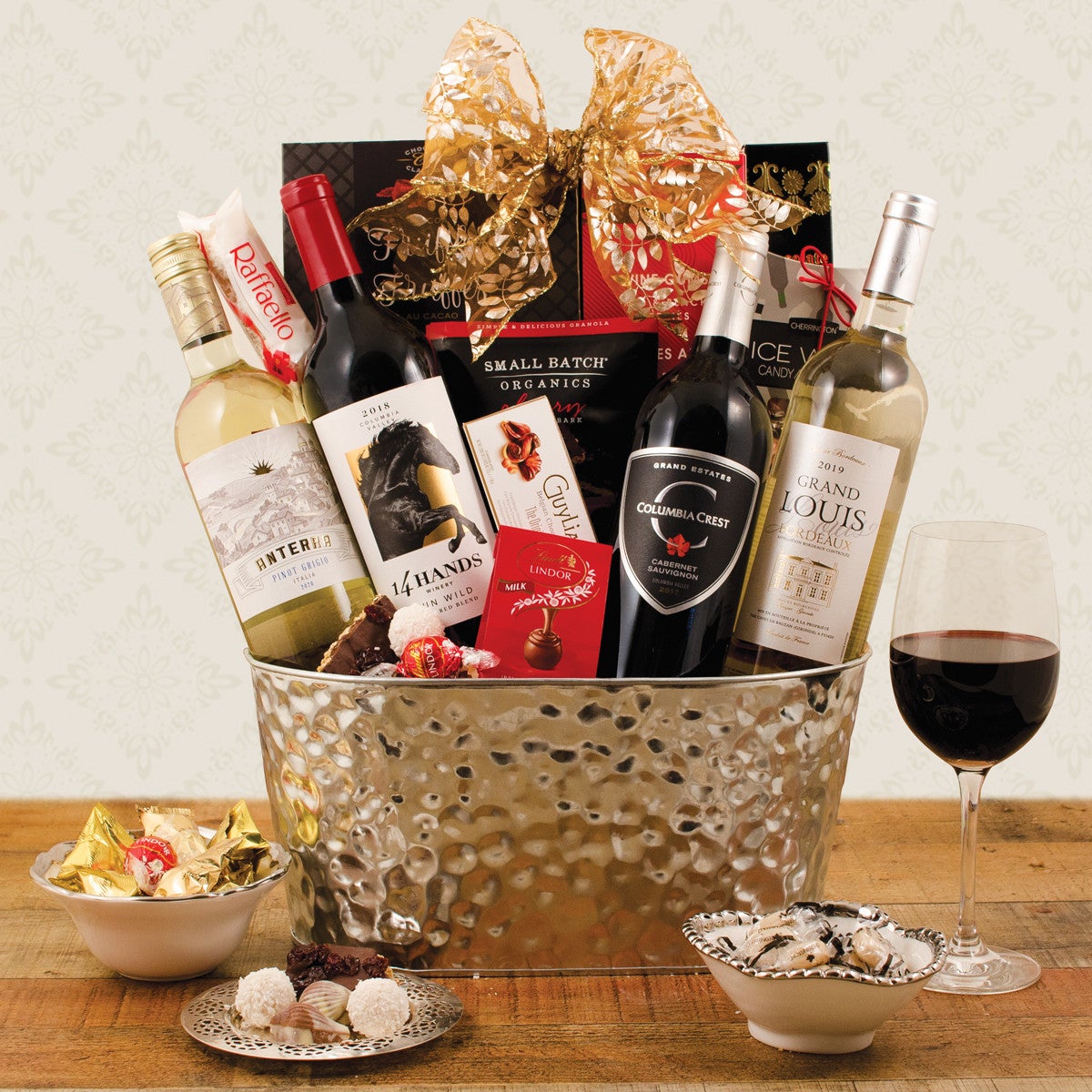 Wine Basket + Wine Lover’s Collection Gift