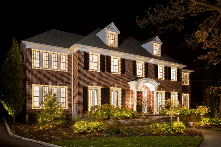 The iconic McCallister family house from Home Alone.