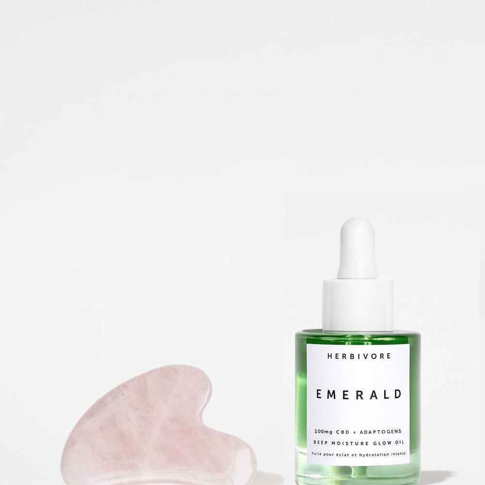 Herbivore Botanicals + Lifting Gua Sha Oil Kit