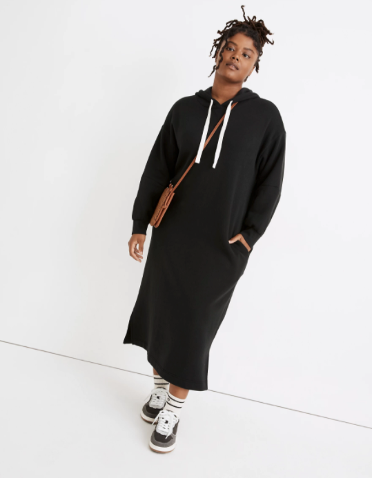 mwl airyterry sweatshirt tee dress