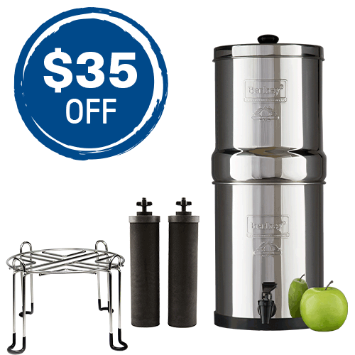 Berkey + Travel Berkey & Stand Bundle Sale