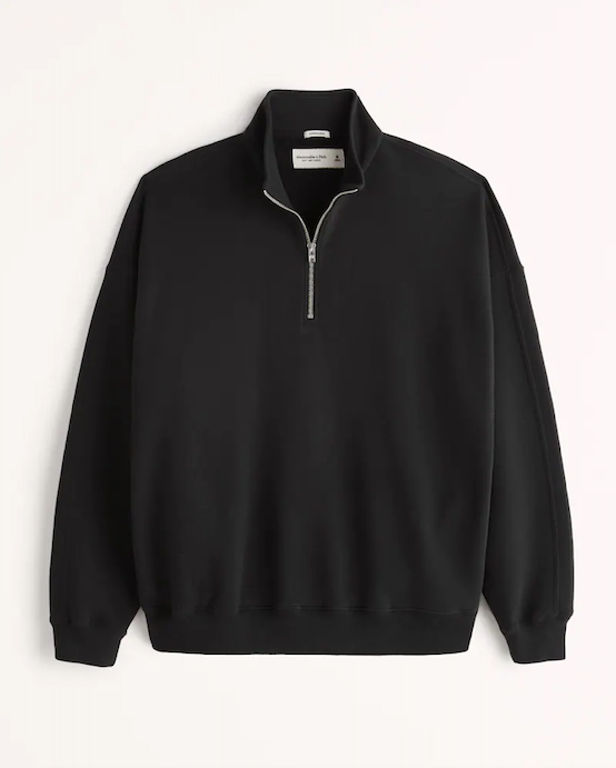 Senator wolle Verein half zip sweatshirt oversized Mais Unzählige Shinkan