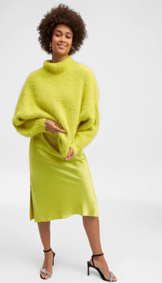 Express fuzzy sweater on sale