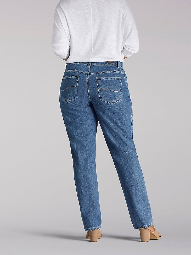 Lee Womens Relaxed Fit All Cotton Straight Leg Jean Lee Womens Relaxed Fit All Cotton Straight Leg Jean
