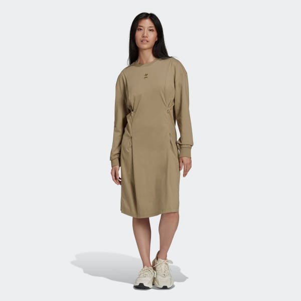 Adidas + Long Sleeve Dress