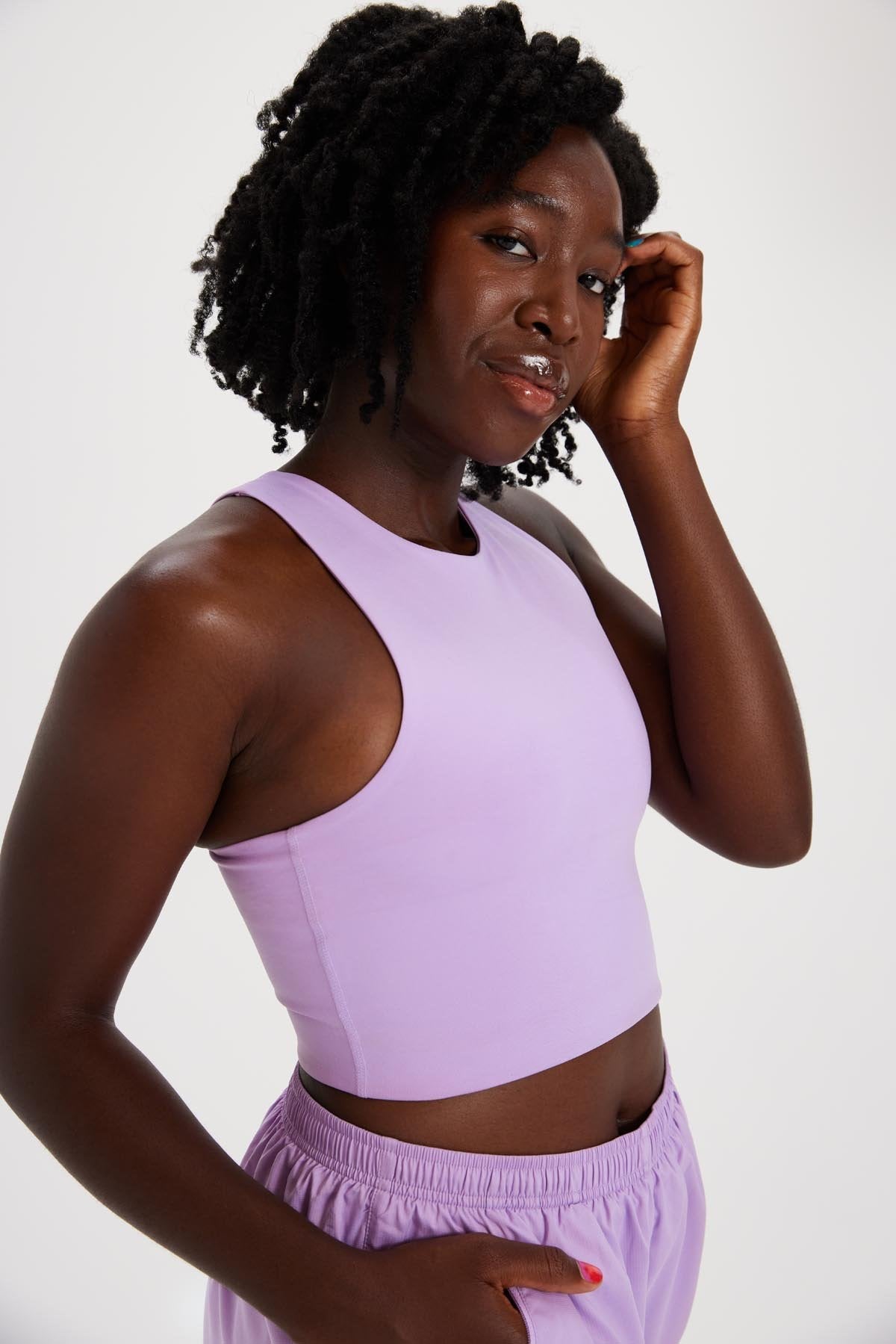 Girlfriend Collective + Lilac Dylan Tank Bra