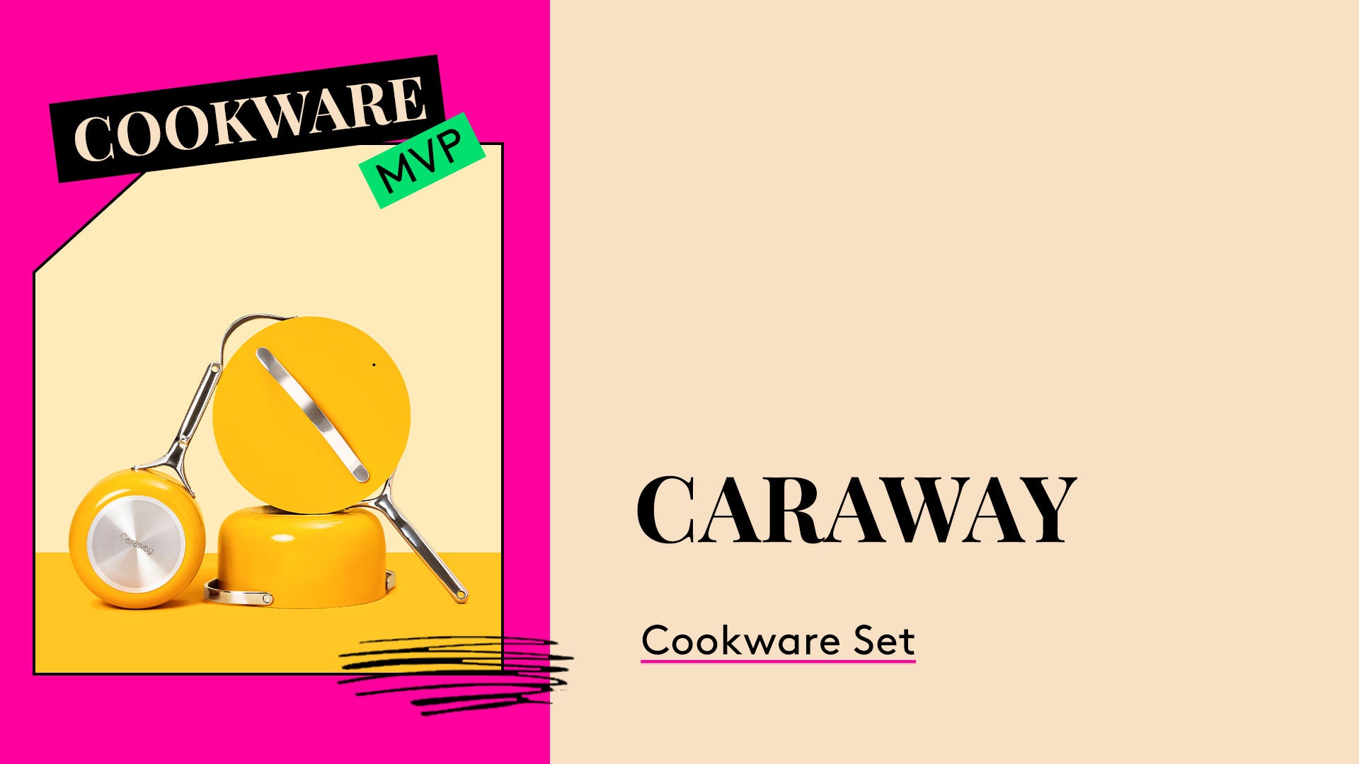 Cookware MVP. Caraway Cookware Set.