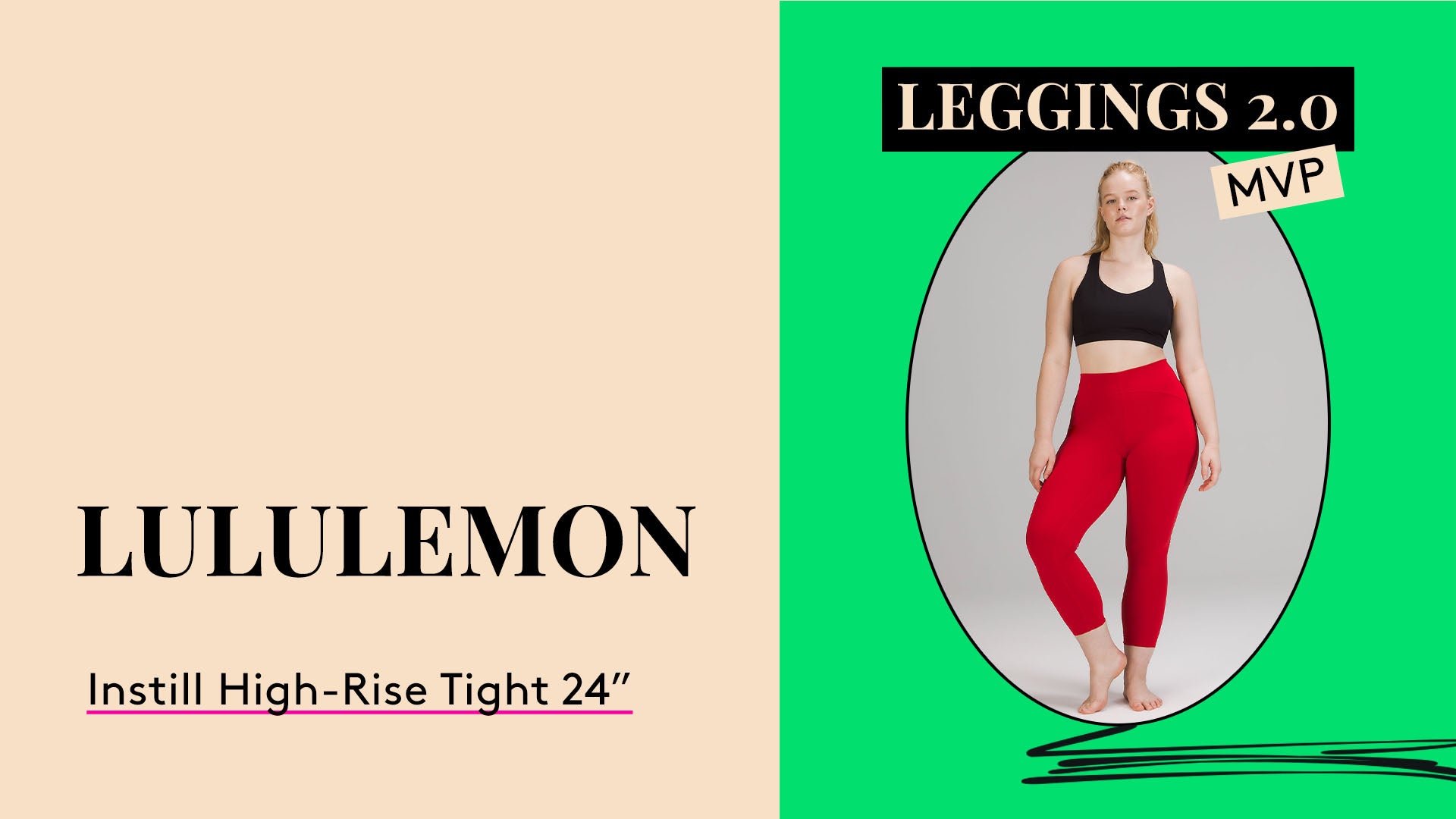 Leggings 2.0 MVP. Lululemon Instill High-Rise Tight 24"