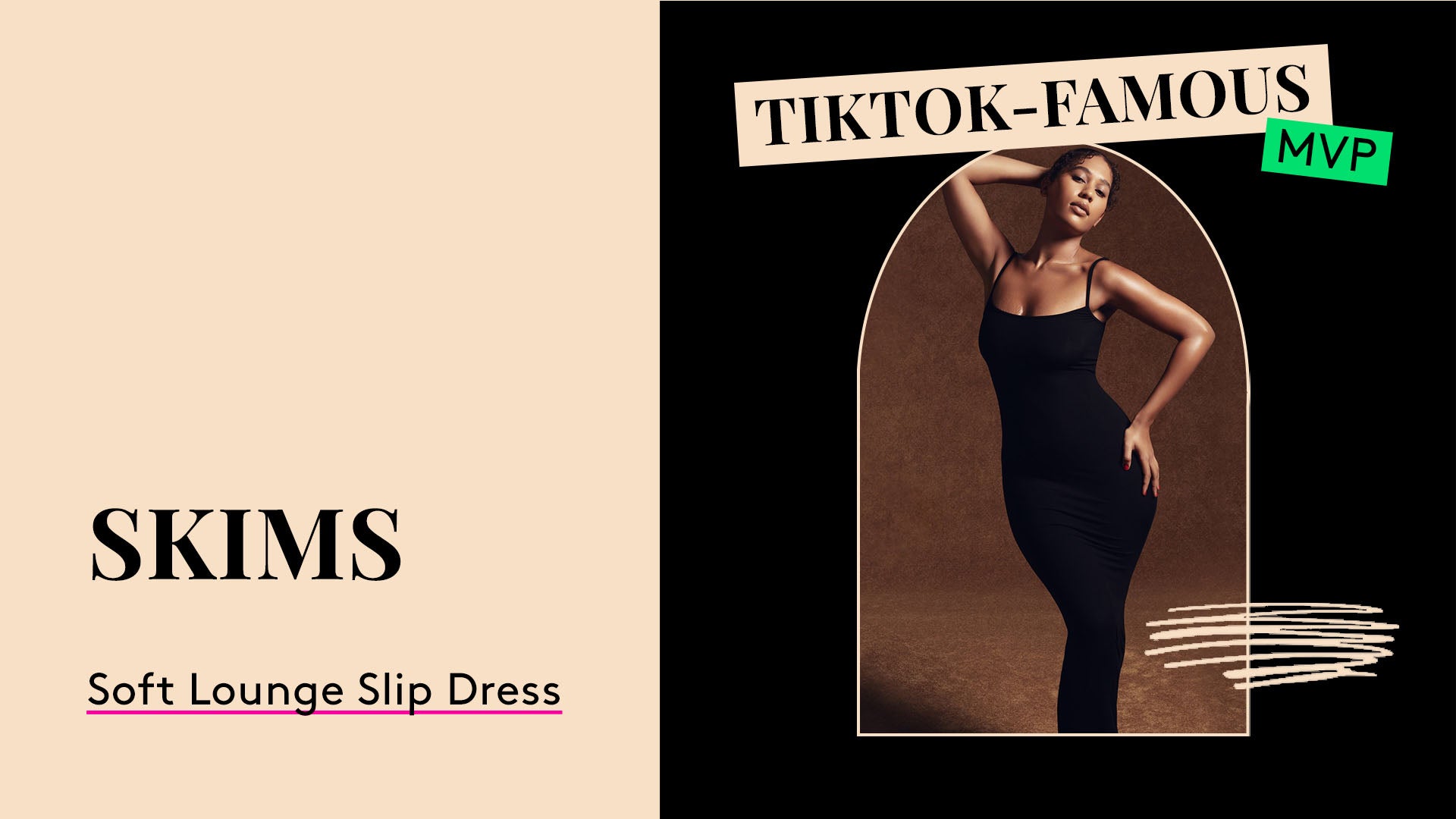 TikTok-Famous MVP. SKIMS Soft Lounge Long Slip Dress.