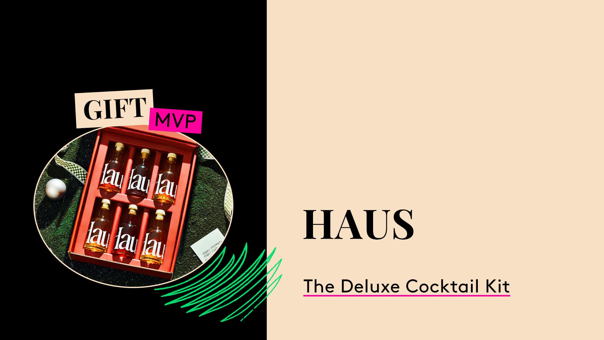 Gift MVP. Haus The Deluxe Cocktail Kit.
