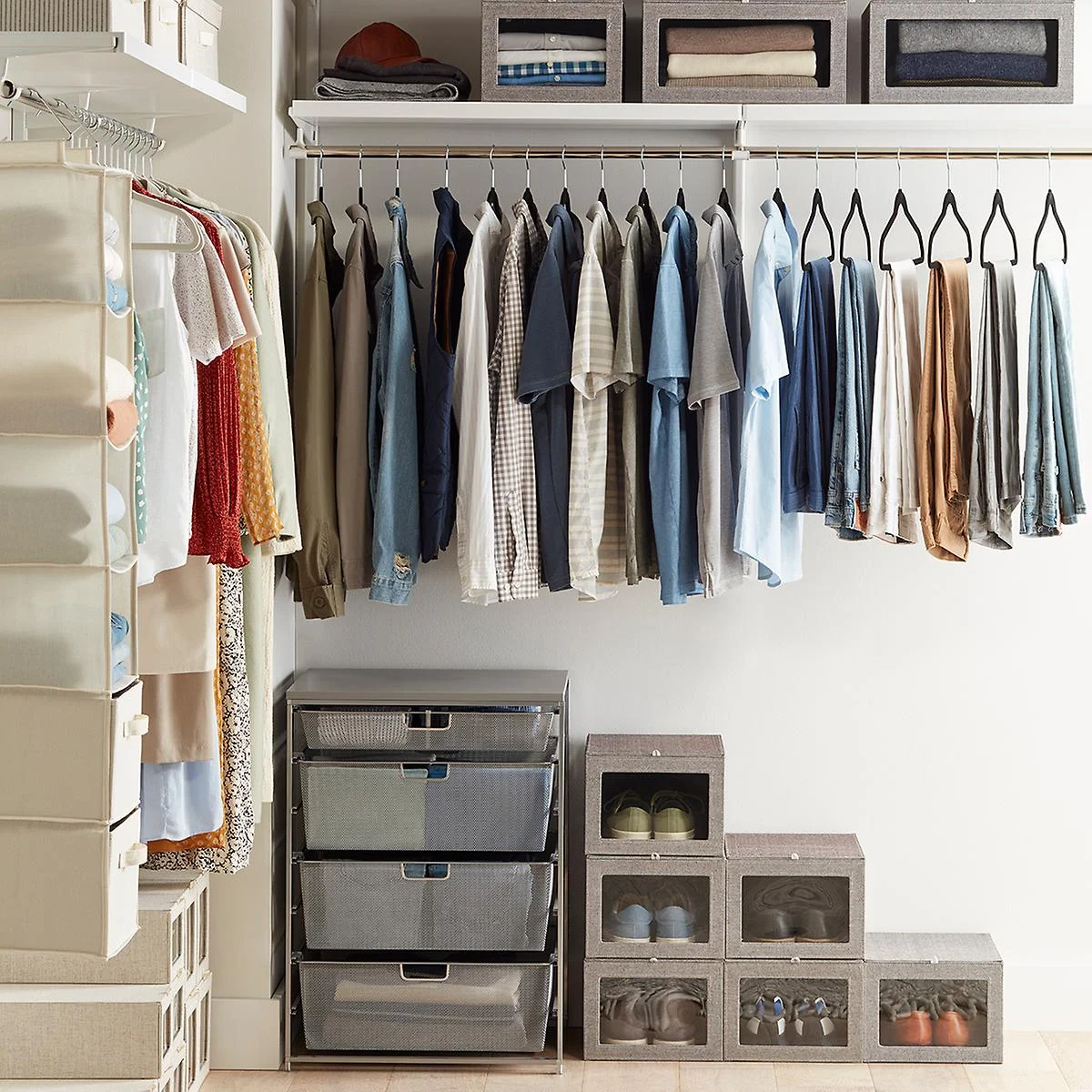 Elfa Mesh Closet Drawers Assembly Dandk Organizer