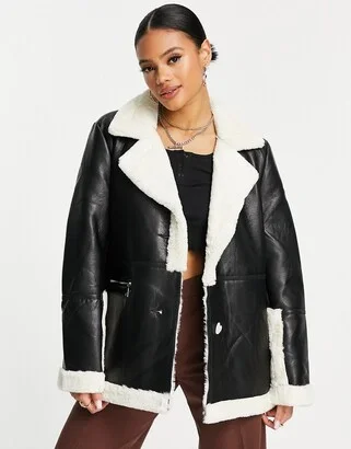 Longline 2025 aviator coat