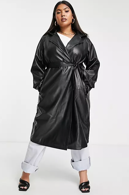 threadbare stanley belted puffer coat with hood