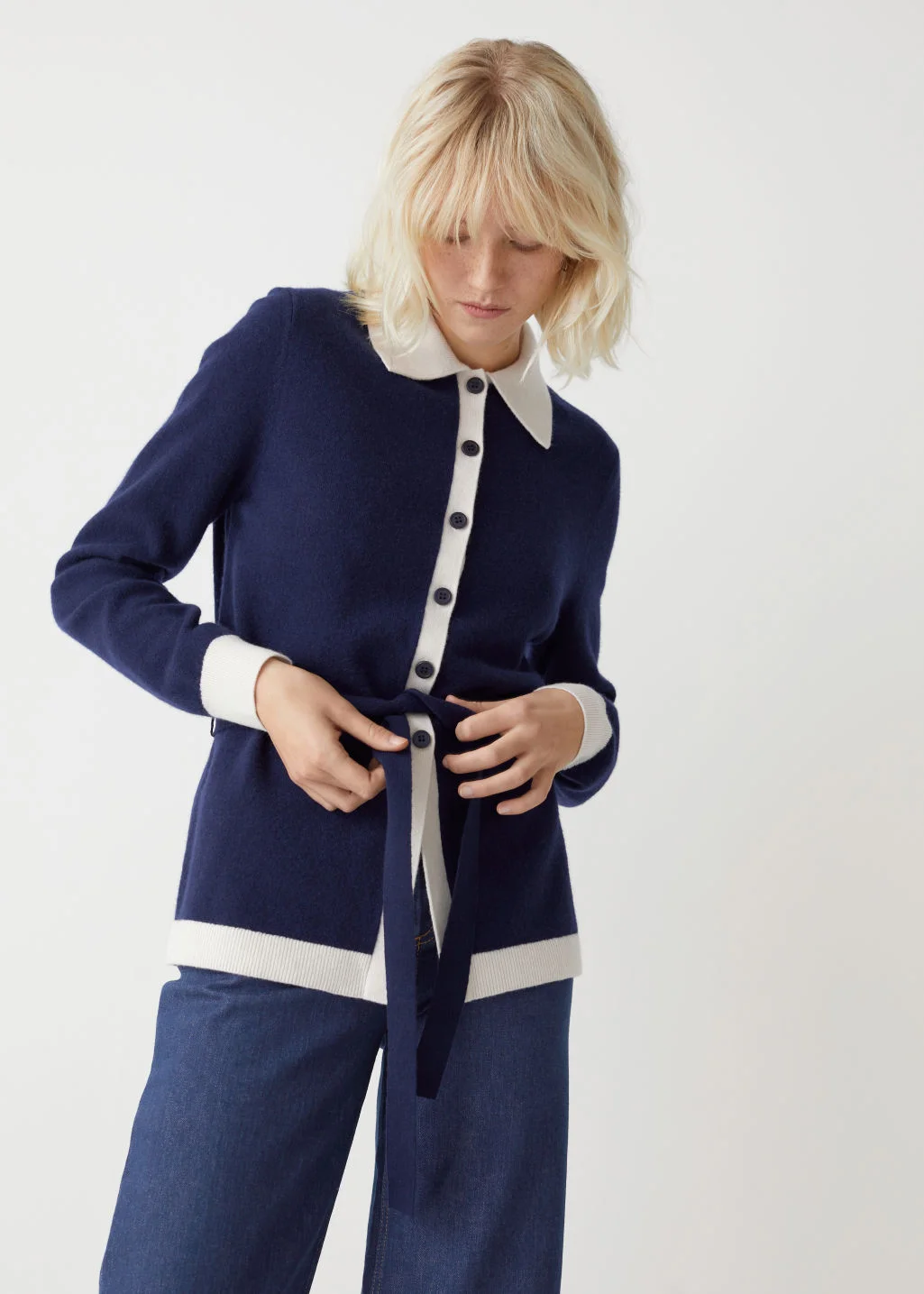 Other stories belted cardigan sale